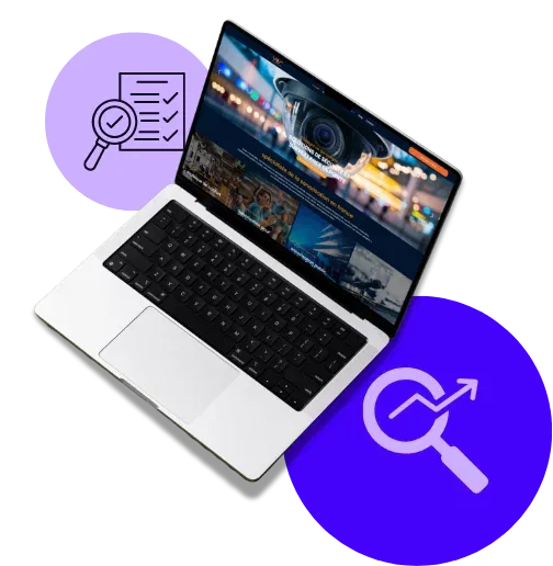 site voltelecservices - SEO et conception élaboré par intouch