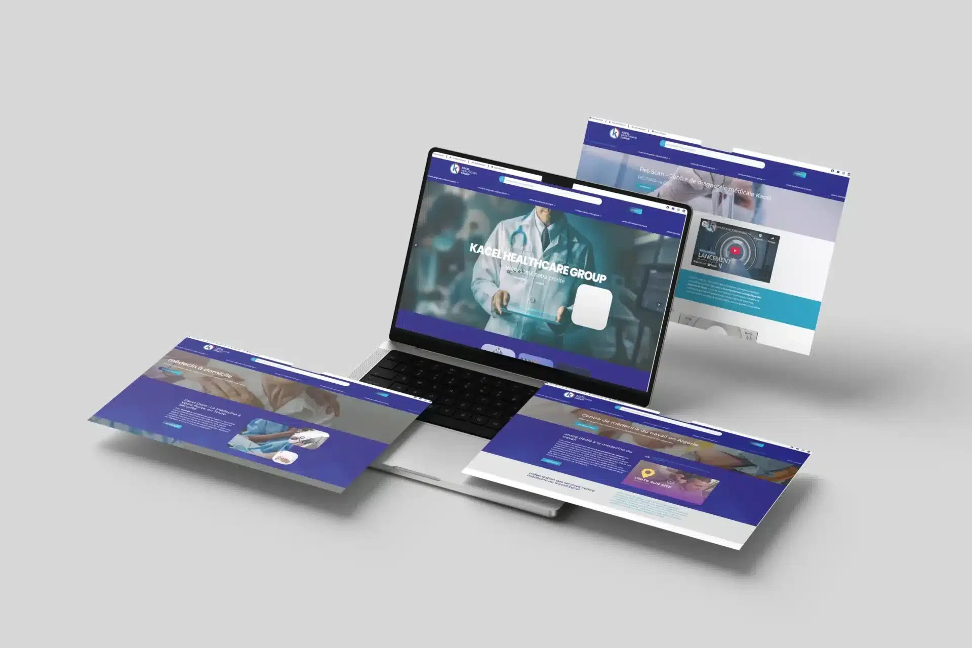 Intouch réalisation site de kacel healthcare group - avis clients !