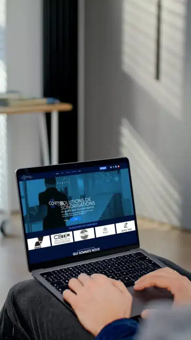 création site web pour cortel - entreprise algérienne spécialisé dans la sonorisation